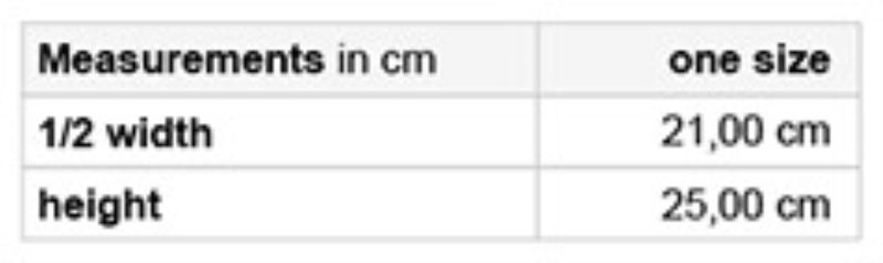 Bio Strickmütze Daiber | MB 7410 Grössentabelle