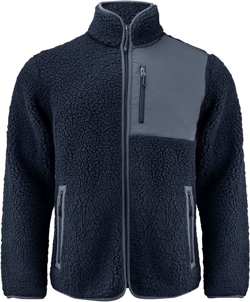 Herren Sherpa Fleece Jacke "Two-Tone" James Harvest | Kingsley Fleece Men