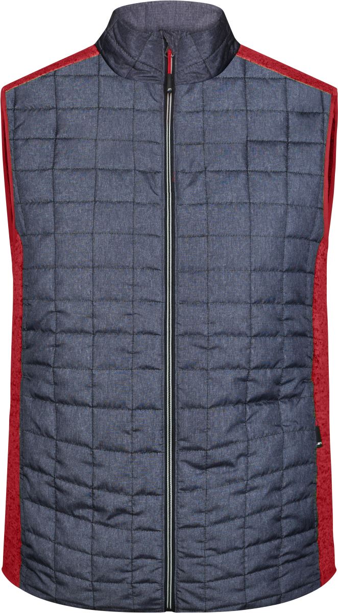 Herren Hybrid Strickfleece Gilet Daiber | JN 740