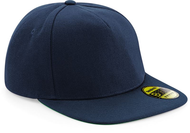 5 Panel Flatpeak Kappe Beechfield | B 660