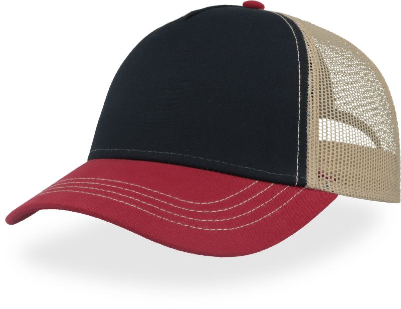 5 Panel Trucker Kappe Atlantis | Rapper Canvas-S