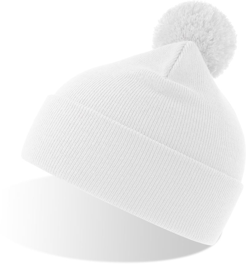 Strickmütze mit Pompon Atlantis | Wind-S Pompom
