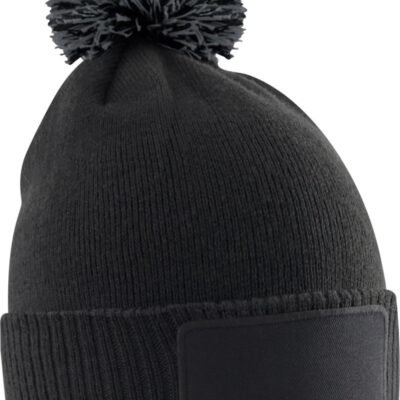 Kinder Strickmütze mit Pompon "Snowstar" Beechfield | B 443B