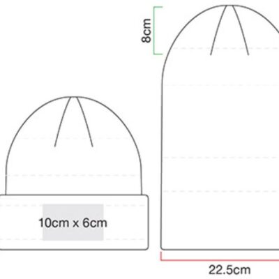 Strickmütze "Color Block" Beechfield | B 391R Grössentabelle