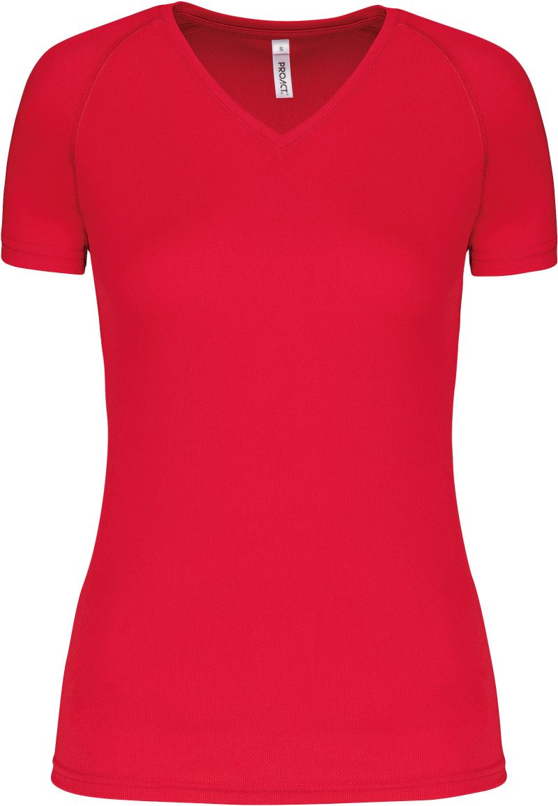 Damen V-Ausschnitt Sport Shirt Kariban ProAct | PA 477