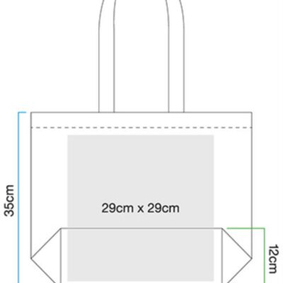 Bio Baumwolltasche Westford Mill | W 180 Grössentabelle