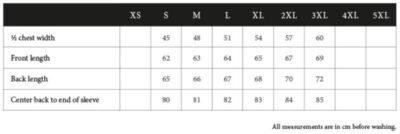 Damen Fleece Jacke Tee Jays | TJ 9170 Grössentabelle