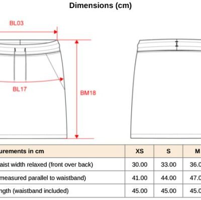 Bio Sweat Rock Kariban | K 7020 Grössentabelle Bio Sweat Rock Kariban | K 7020 Grössentabelle