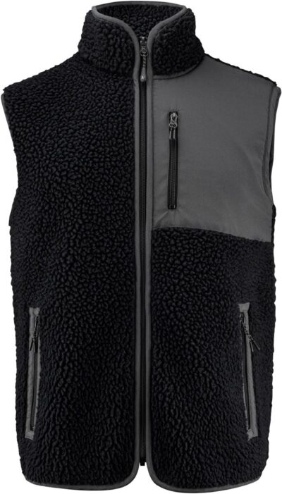Herren Sherpa Fleece Weste "Two-Tone" James Harvest | Kingsley Fleece Vest Men