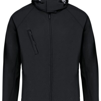 Herren 3-Lagen Kapuzen Softshell Jacke Kariban | K 413 Herren 3-Lagen Kapuzen Softshell Jacke Kariban | K 413