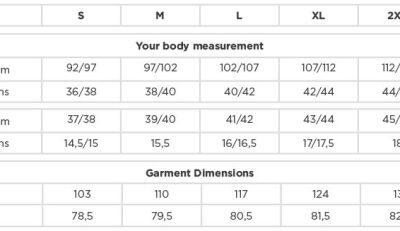 Kontrast Hemd "Ultimate Stretch" langarm Russell | 966M Grössentabelle Kontrast Hemd "Ultimate Stretch" langarm Russell | 966M Grössentabelle