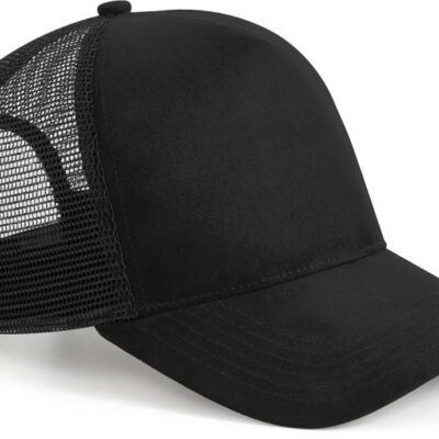 5 Panel Kappe "Suede Snapback Trucker" Beechfield | B 643