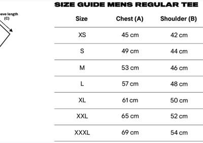 Herren T-Shirt "Essentials" True Blanks | Mens Regular Tee Grössentabelle Herren T-Shirt "Essentials" True Blanks | Mens Regular Tee Grössentabelle