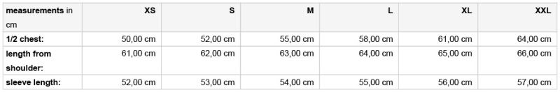 Damen Kapuzen Sweater "Lounge" Daiber | 8033 Grössentabelle