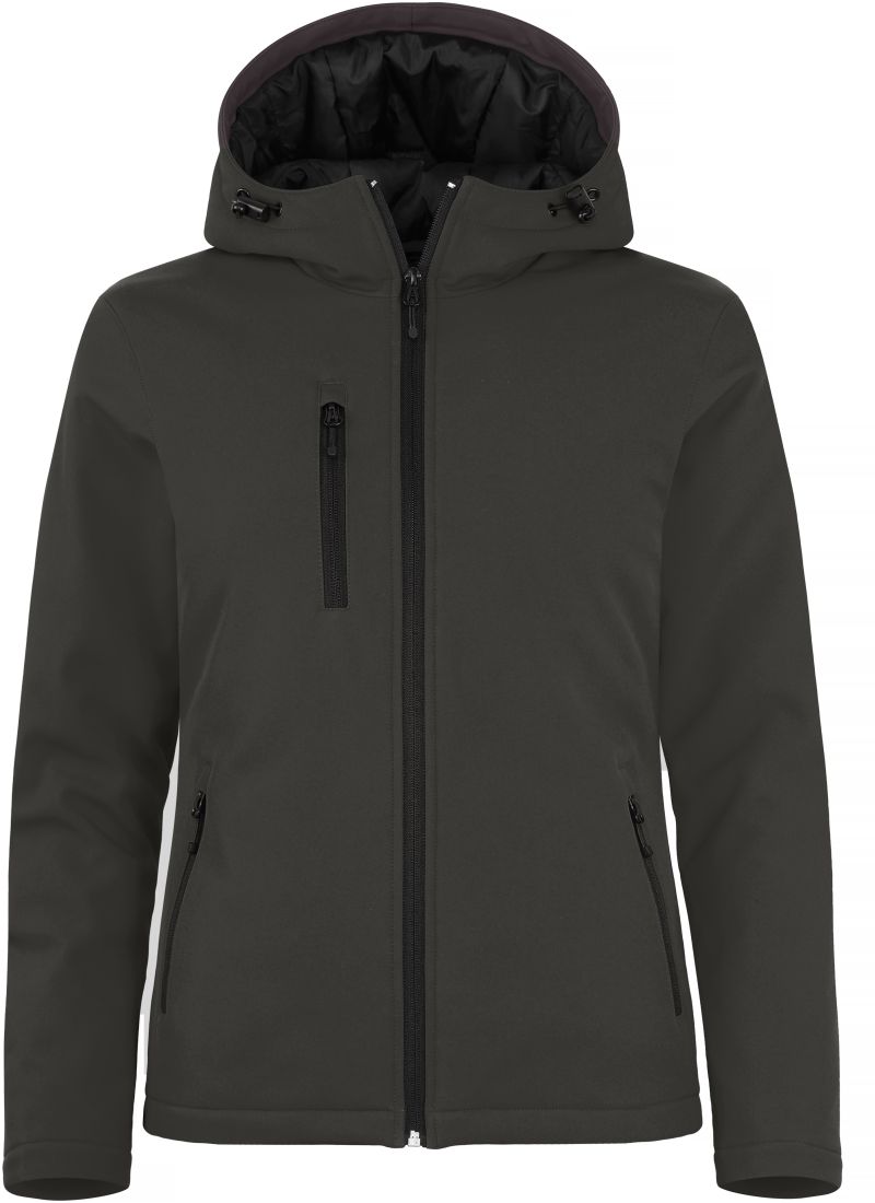 Wattierte Damen Kapuzen Softshell Jacke Clique | Padded Hooded Softshell Women