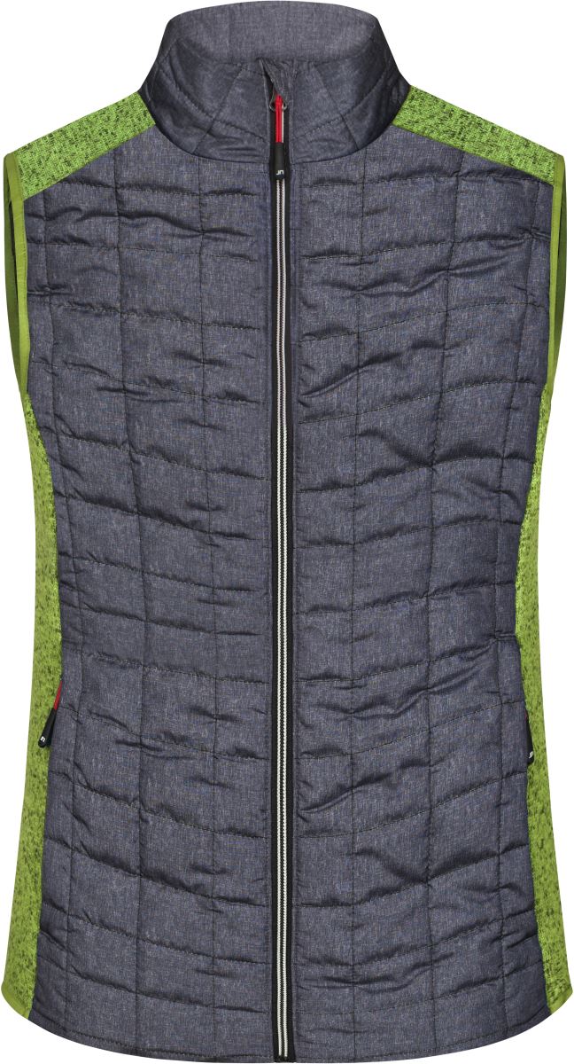 Damen Hybrid Strickfleece Gilet Daiber | JN 739 Damen Hybrid Strickfleece Gilet Daiber | JN 739
