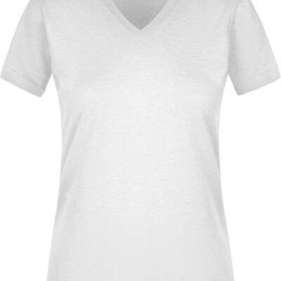 Tailliertes Damen V-Ausschnitt T-Shirt Daiber | JN 972