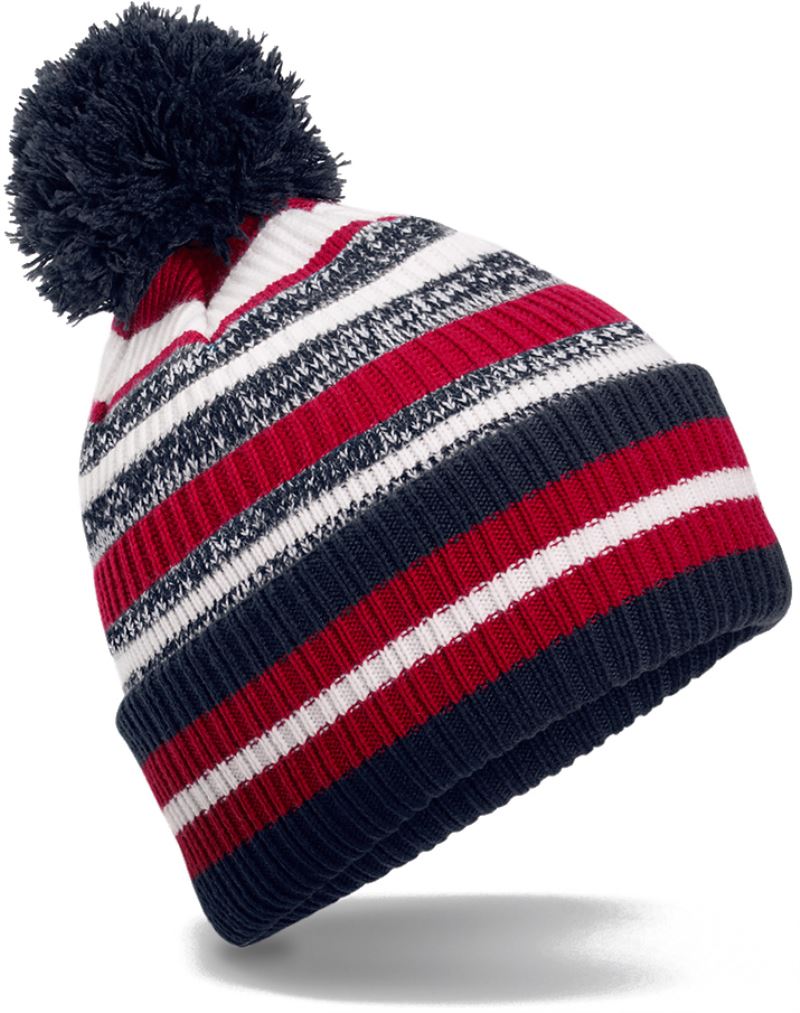 Strickmütze mit Streifen "Fan" Beechfield | B 474R