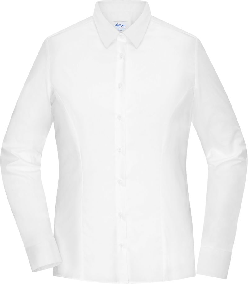 Popeline Slim Fit Bluse langarm Daiber | JN 1371