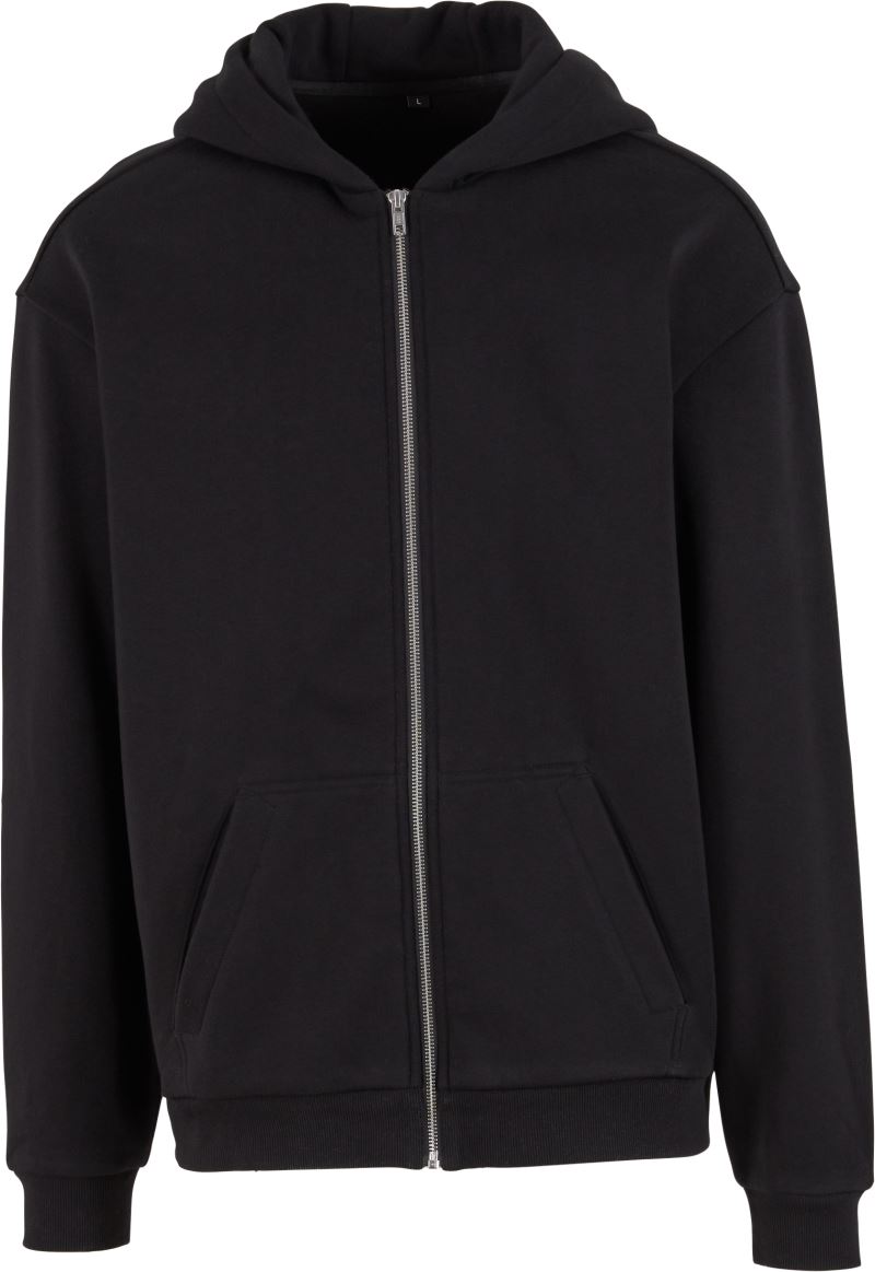 Schwere Kapuzen Sweatjacke "Loose Fit" Build your Brand | BY 443