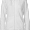 Damen Bio Kapuzen Sweatjacke Neutral | O 83301