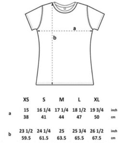 Tailliertes Damen Jersey T-Shirt Continental | N12 Grössentabelle