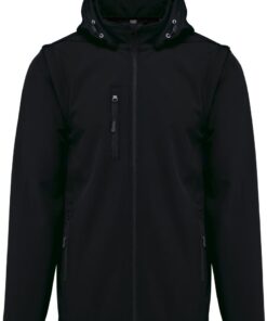 Unisex 3-Lagen Kapuzen Softshell Jacke Kariban | K 422