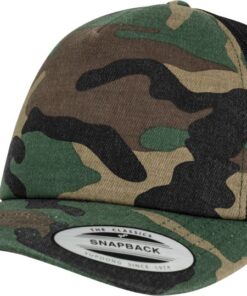 5 Panel Trucker Kappe "Camo" Flexfit | 6606C/6606CA