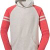 oatmeal heather/fiery red heather