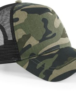 5 Panel Trucker Kappe "Camo" Beechfield | B 694