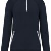 Kapuzen Sport Sweatshirt mit 1/4 Zip Kariban ProAct | PA 360