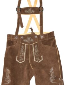 Herren Lederhose kurz Leather Trousers short/men