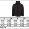 3-in-1 Workwear Jacke ProJob | 4424 Jacket 3-1 Grössentabelle