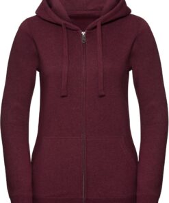 Damen Melange Kapuzen Sweatjacke "Authentic " Russell Athletic | 263F