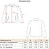 Schwere Workwear Microfleece Jacke Kariban WK | WK 903 Grössentabelle