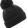 Kinder Strickmütze mit Pompon "Reflective" Beechfield | B 406B