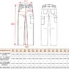Unisex Stretch Workwear Hose Kariban WK | WK 709 (34-50) Grössentabelle