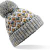 Strickmütze mit Pompon "Blizzard" Beechfield | B 458