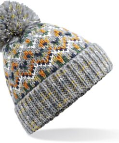 Strickmütze mit Pompon "Blizzard" Beechfield | B 458