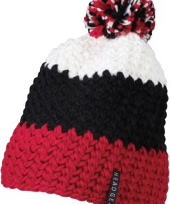 3-farbige Häkelmütze mit Pompon Daiber | MB 7940