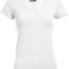 Damen Slim Fit V-Ausschnitt T-Shirt Promodoro | 3086