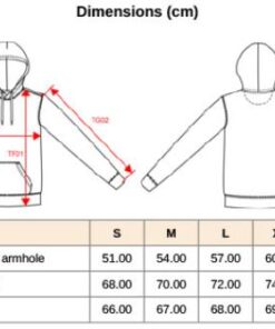 Umweltfreundlicher Herren Kapuzen Sweater Kariban | K 4027 Grössentabelle