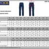 Workwear Hose ProJob | 2530 Waistpant Service (84-120) Grössentabelle