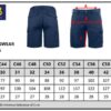 Workwear Shorts ProJob | 2528 Shorts (62-64) Grössentabelle