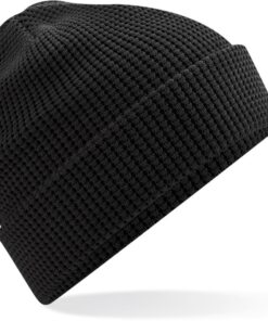 Bio Strickmütze mit Waffelstrick Beechfield | B 52N