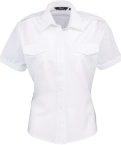 Piloten Bluse kurzarm Premier | PR 312