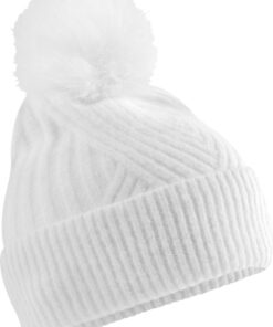 Strickmütze mit Pompon "Snow Luxe" Beechfield | B 529