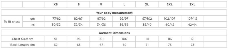 Damen 2-Lagen SmartSoftshell Jacke Russell Athletic | 040F Grössentabelle