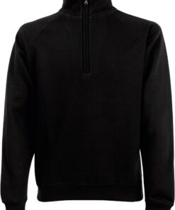 Sweater mit 1/4 Zip F.O.L. | Classic Zip-Neck Sweat