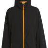 Kapuzen Struktur Fleece Jacke